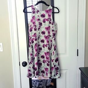 BR gray w purple dress